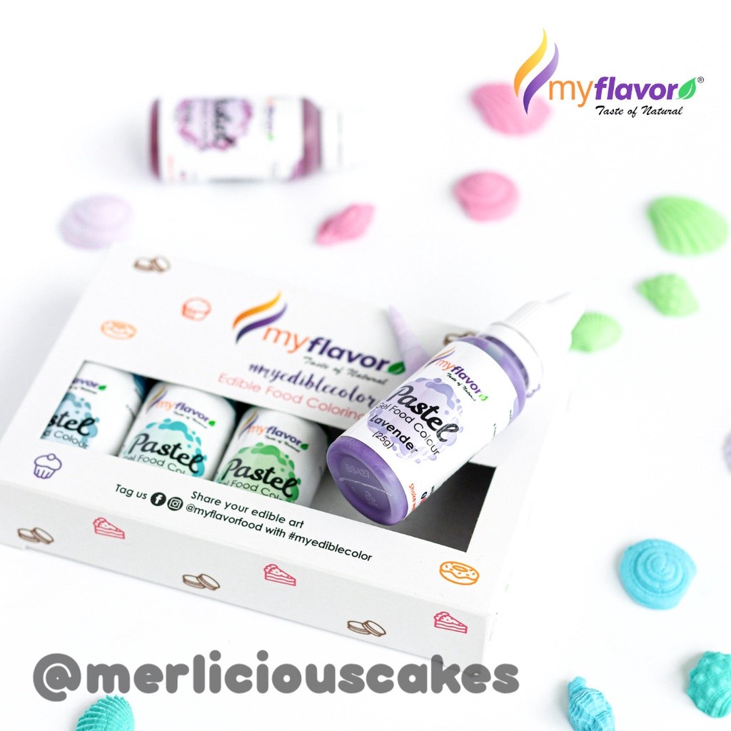 

My Flavor Secret Garden Pastel Gel Food Color Set Food Colour