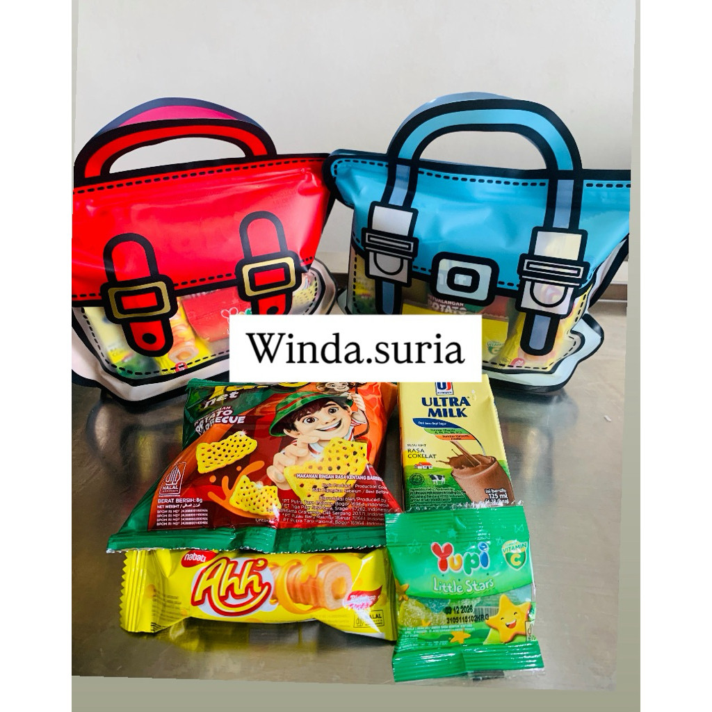 

TERLARIS Goodie bag 20 pcs snack ulang tahun ready