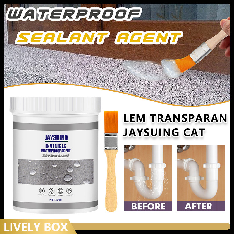 Jaysuing Lem Perekat Transparan Anti Bocor /LEM Anti BOCOR Dan REMBES Transparan Tahan Lama Jaysuing