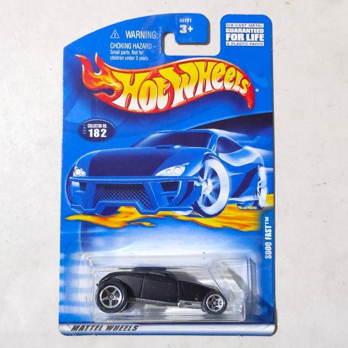TR99 HW Hot Wheels Sooo Fast Soo Fast hitam open roof