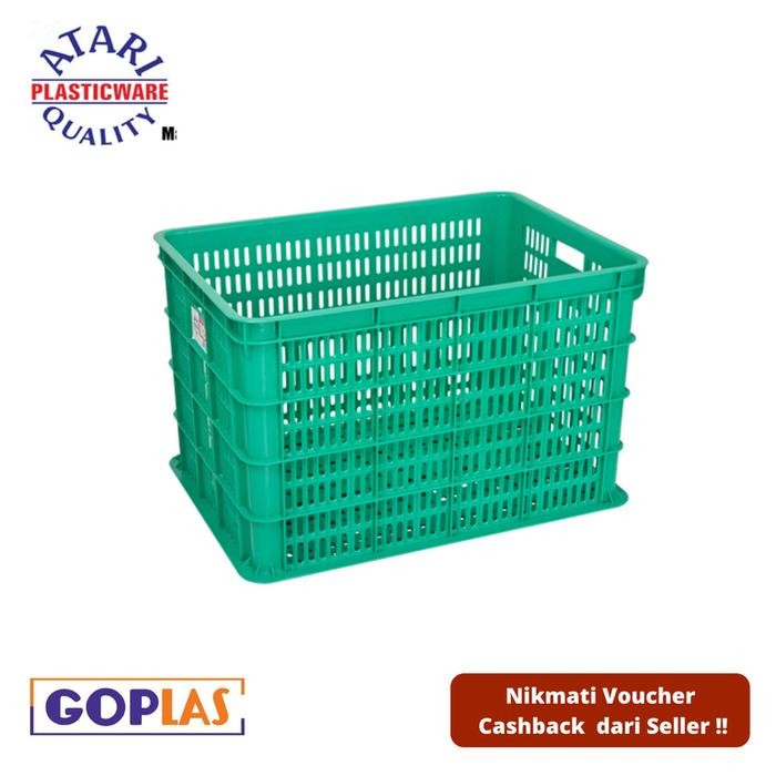 

KERANJANG INDUSTRI SERBAGUNA / Container Lubang Atari Greenleaf 9208L - 9208L