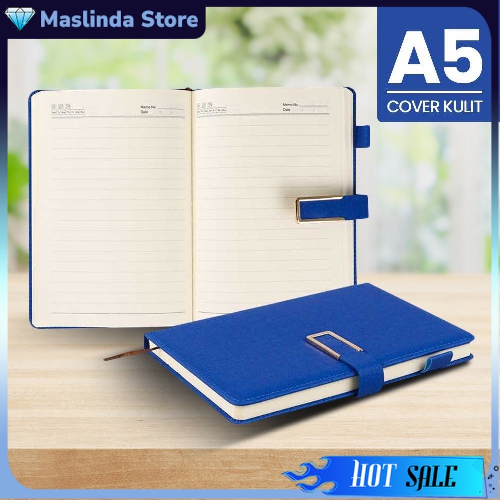 

Buku Catatan Kerja Cover Kulit Kertas A5