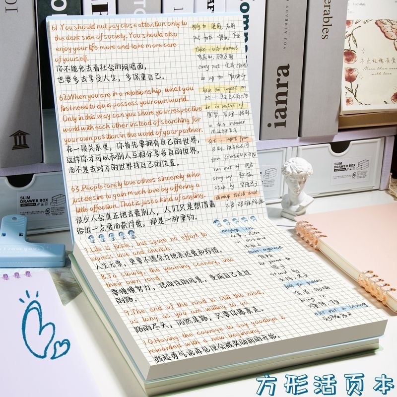 

Notebook Aesthetic Flip Vertikal / Buku Catatan Notebook A5/B5 / Buku Catatan Notebook Korea / Journal Book Planner Binder 360 Derajat Notebook For Student Back To School Office Stationery