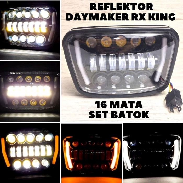 karpet 88 | lampu daymaker rx king set batok oval daymaker led kotak rxk rxking - -, -