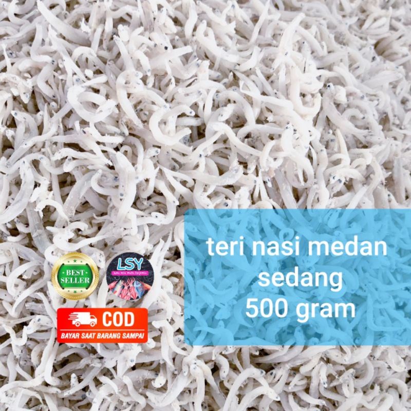 

Ikan Asin Teri Nasi Medan Size Sedang 500gram