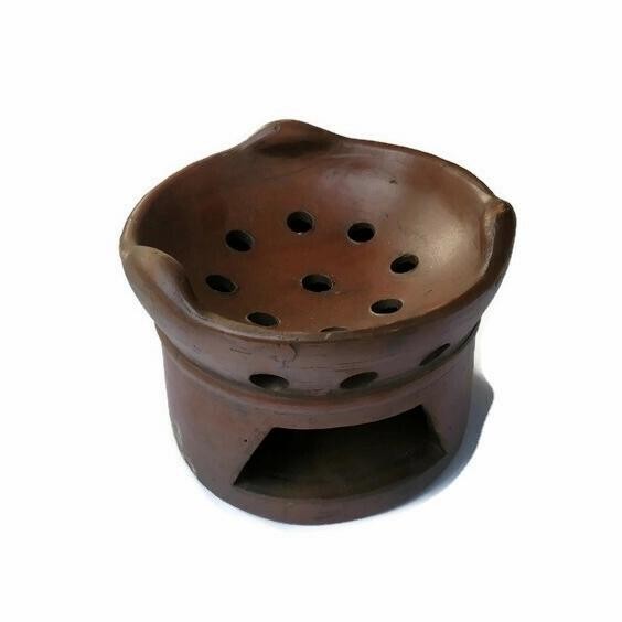 Anglo arang / tungku tanah liat halus tebal / kompor arang tradisional