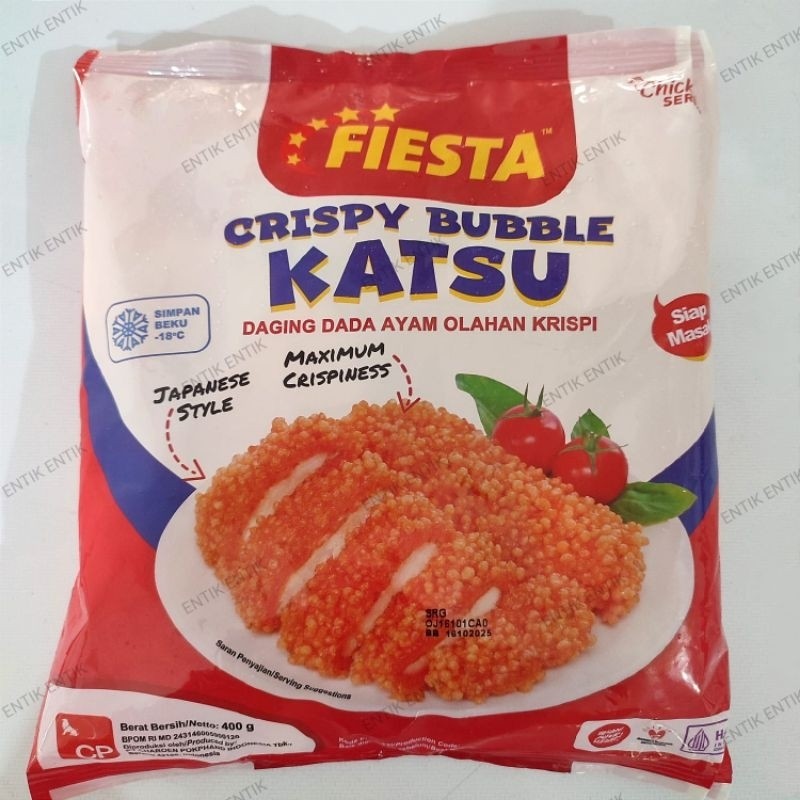 

Fiesta Crispy Bubble Katsu 400gram (Isi ±10pcs)