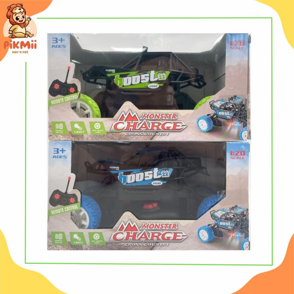 MAINAN MOBIL REMOTE CONTROL MONSTER CHARGER RC CO