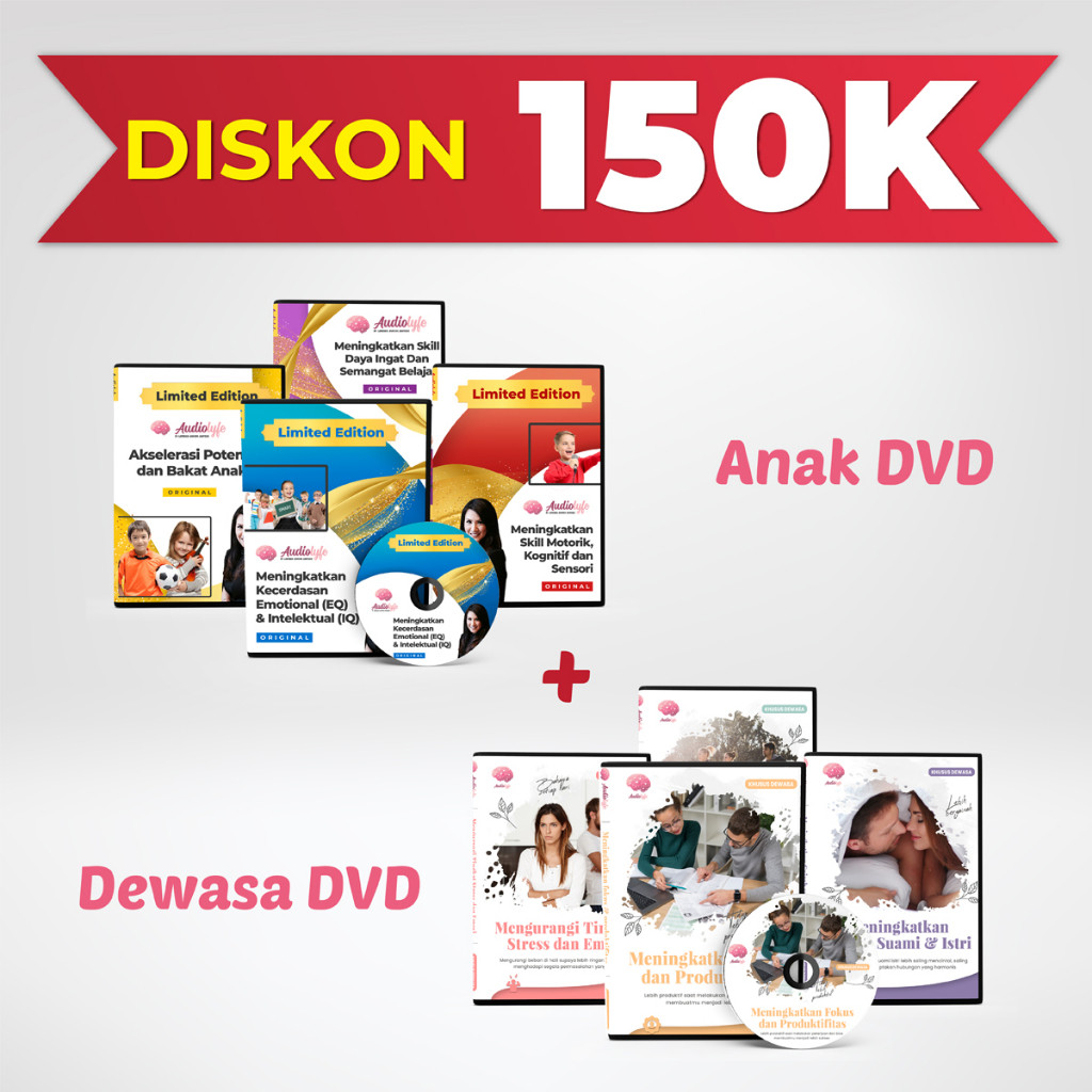 Bundling DVD Audiolyfe Anak & DVD Audiolyfe Dewasa CO