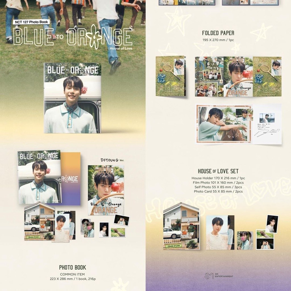 NCT 127 PHOTO BOOK [BLUE TO ORANGE] CO