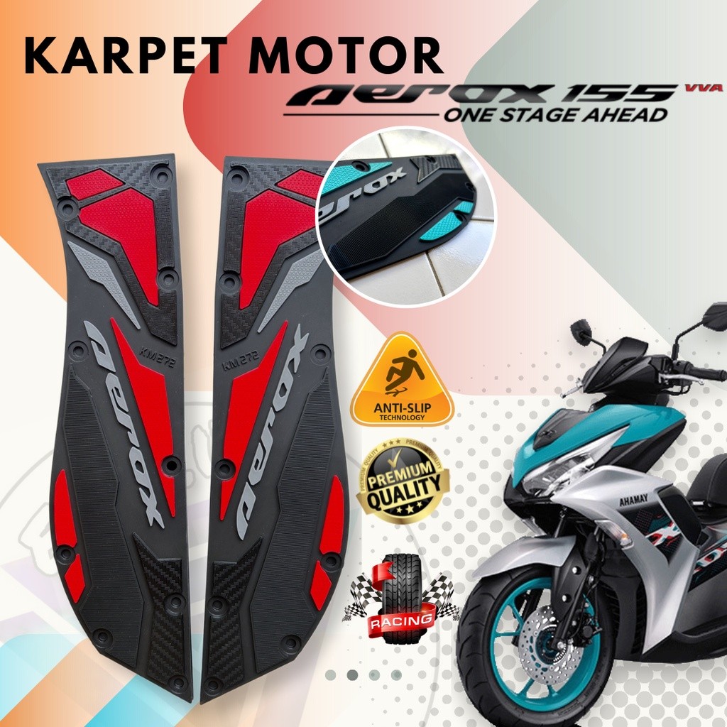 Karpet Aerox All New Connected 155 thn 2020 sd 2024 / Aksesoris Motor Aerox Connected