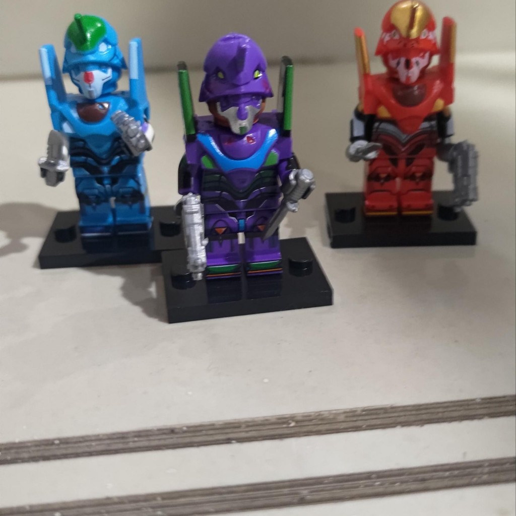 evangelion figure mainan balok