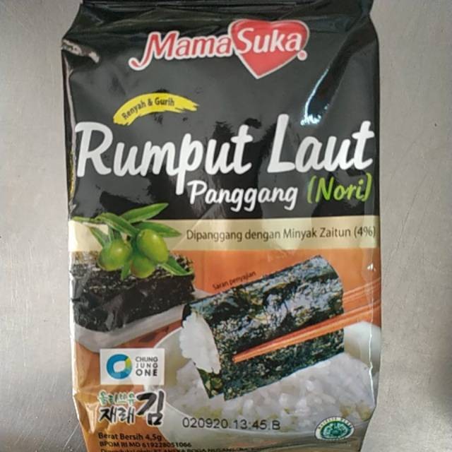 

Mamasuka rumput laut 4,5 gram