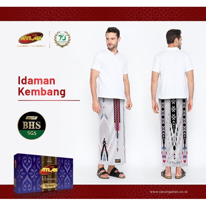 Sarung ATLAS Idaman Kemban SGS - Hitam