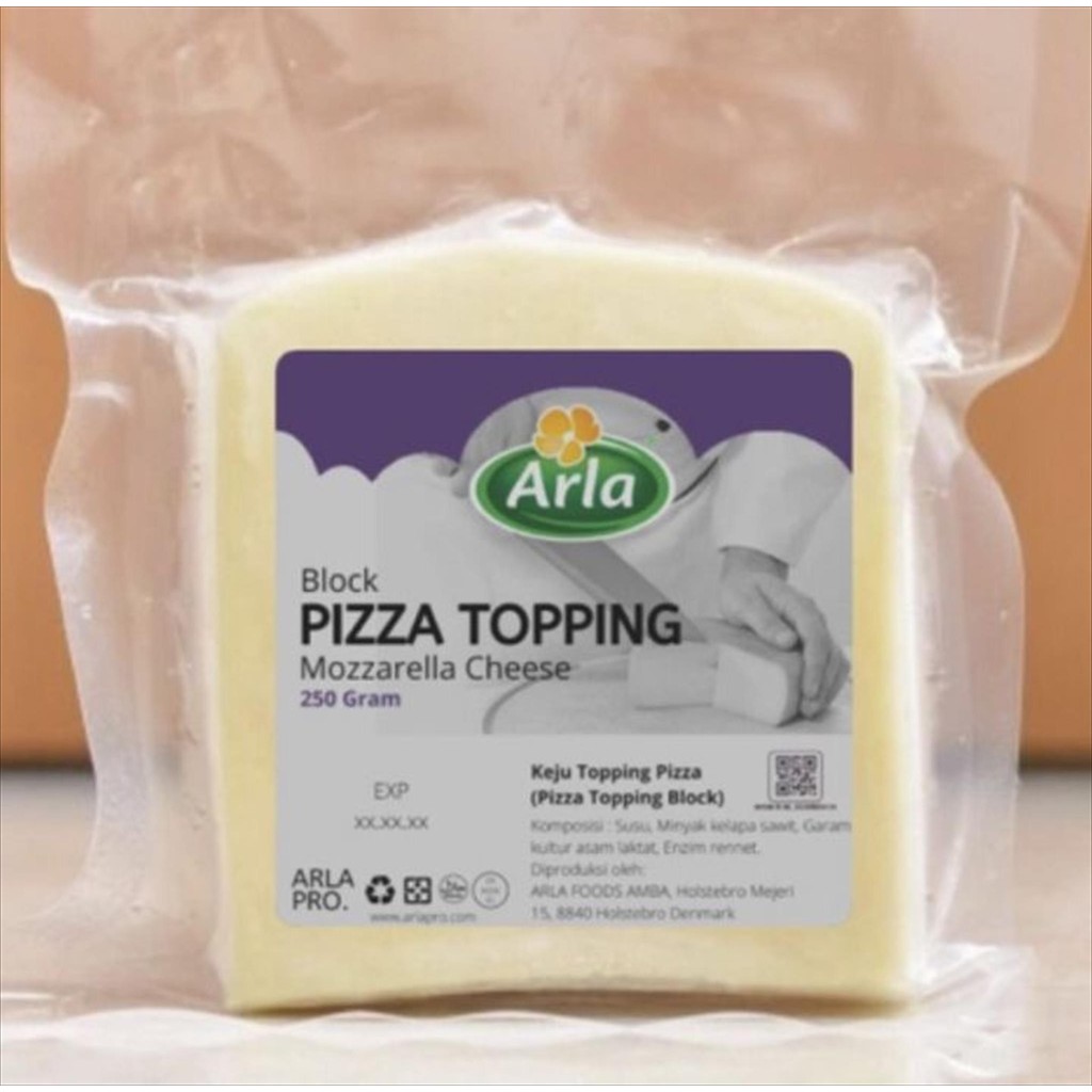 

KEJU MOZARELLA TOPPING PIZZA 250 GR - ARLA