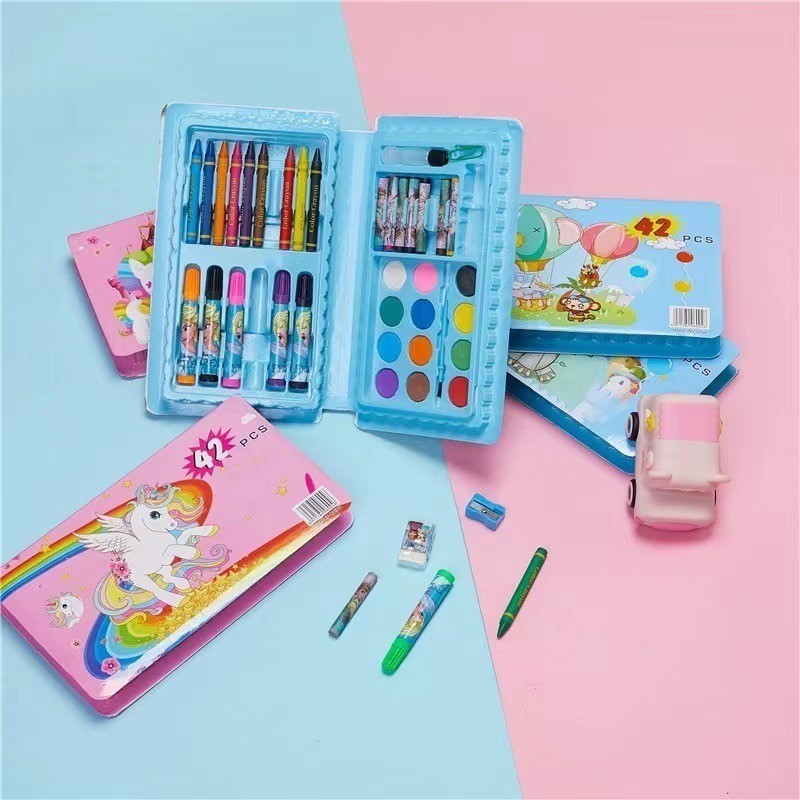 

Mini Crayon Set 42 Pcs / Alat Mewarnai Anak