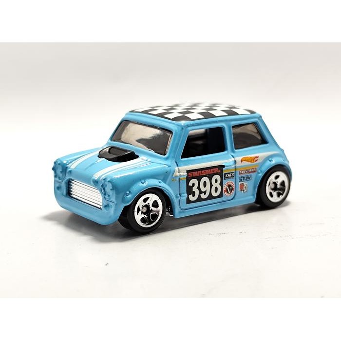 Hot Wheels Morris Mini Aqua HW Off Road Diecast Loose Miniatur