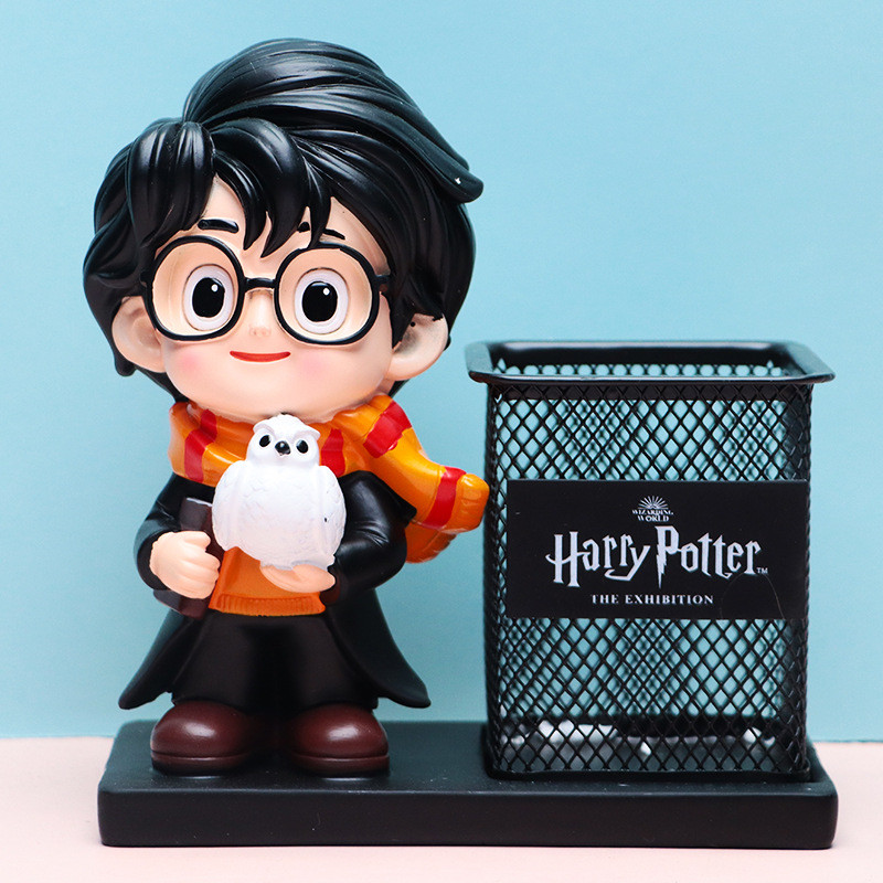 

TM25-28501 Cute cartoon Harry Potter holding Hedwig Pen Holder Storage Box
