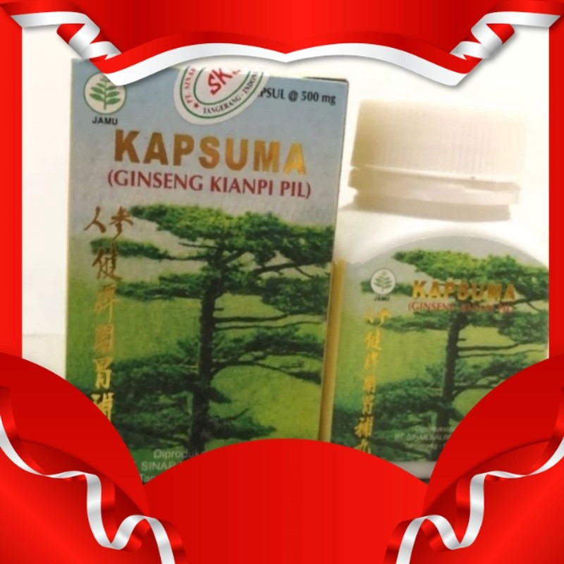 

>>Beli di Sini!!!<< Kapsuma Ginseng Kianpi Kian Pi BPOM 60 Kapsul >>prety782<<