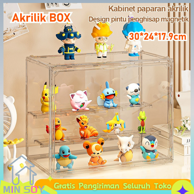 【COD】Kotak Display Action Figure/Display Transparent Acrylic/Display Box Hotwheels/Acrylic Pop Mart 