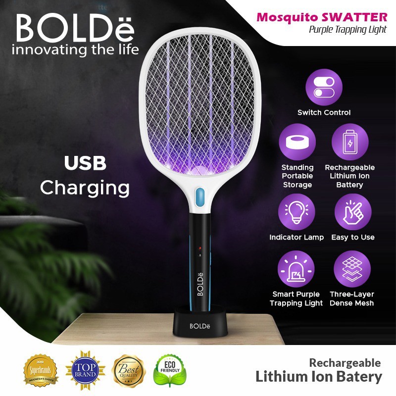BOLDe Raket Nyamuk / Super Swatter