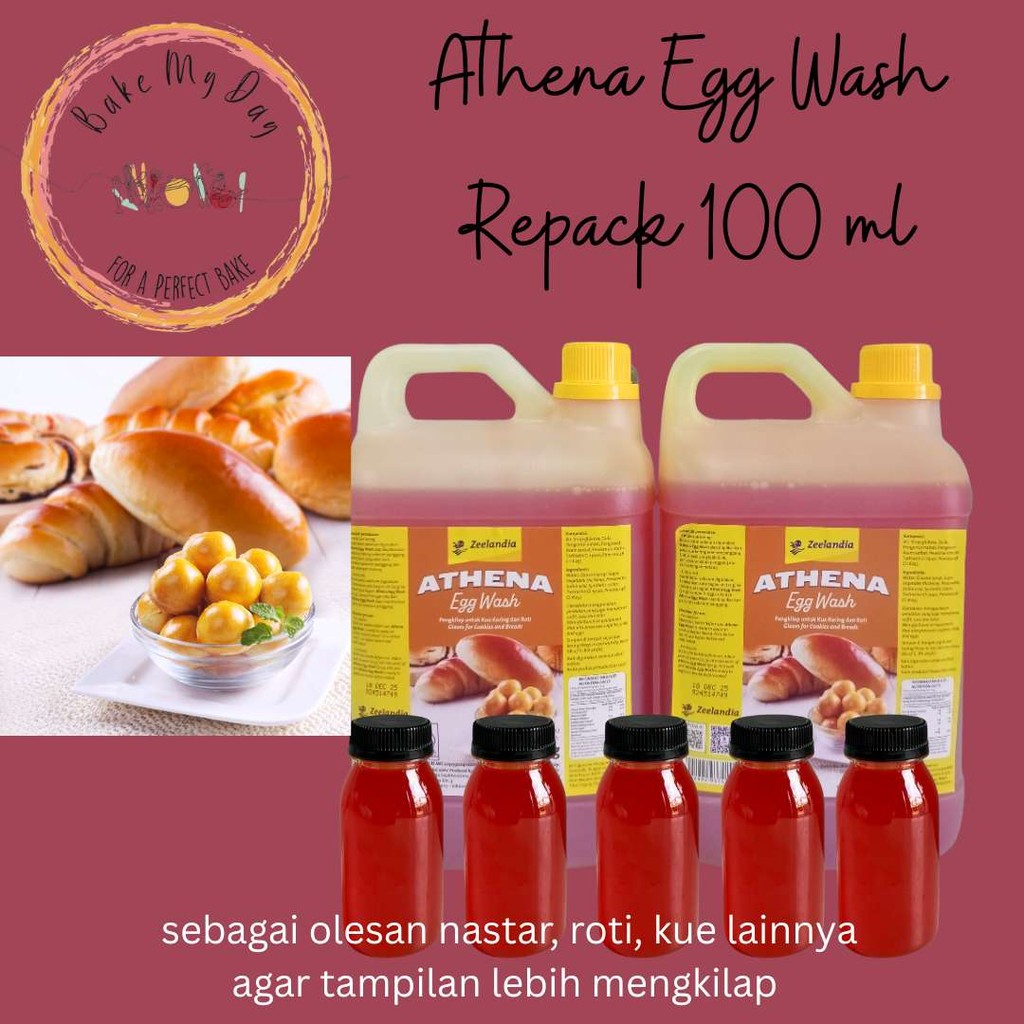 

Athena Egg Wash 100 ml (olesan nastar, roti, kue)
