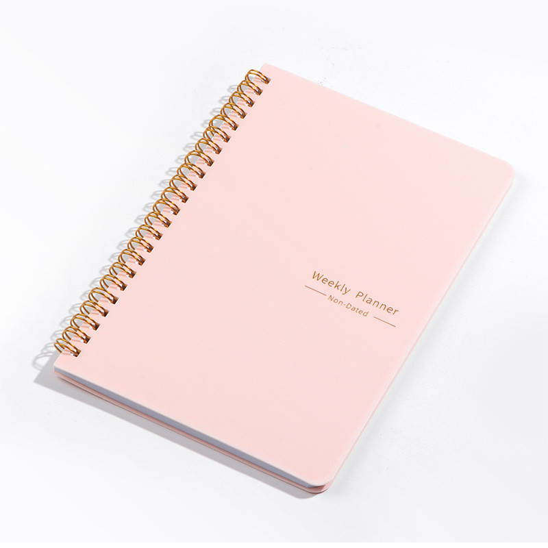 

Undated Weekly Planner A5 Weekly Goals Spiral Binding Notebook Planner Agenda Record Daily Plans To A ieve Future Goals