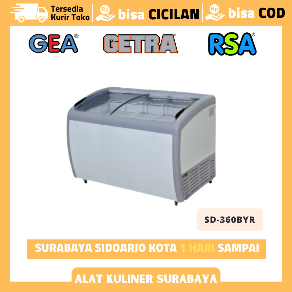 Showcase Pendingin Minuman GEA SD-360BYR Kulkas Pendingin Kapasitas 360 Liter