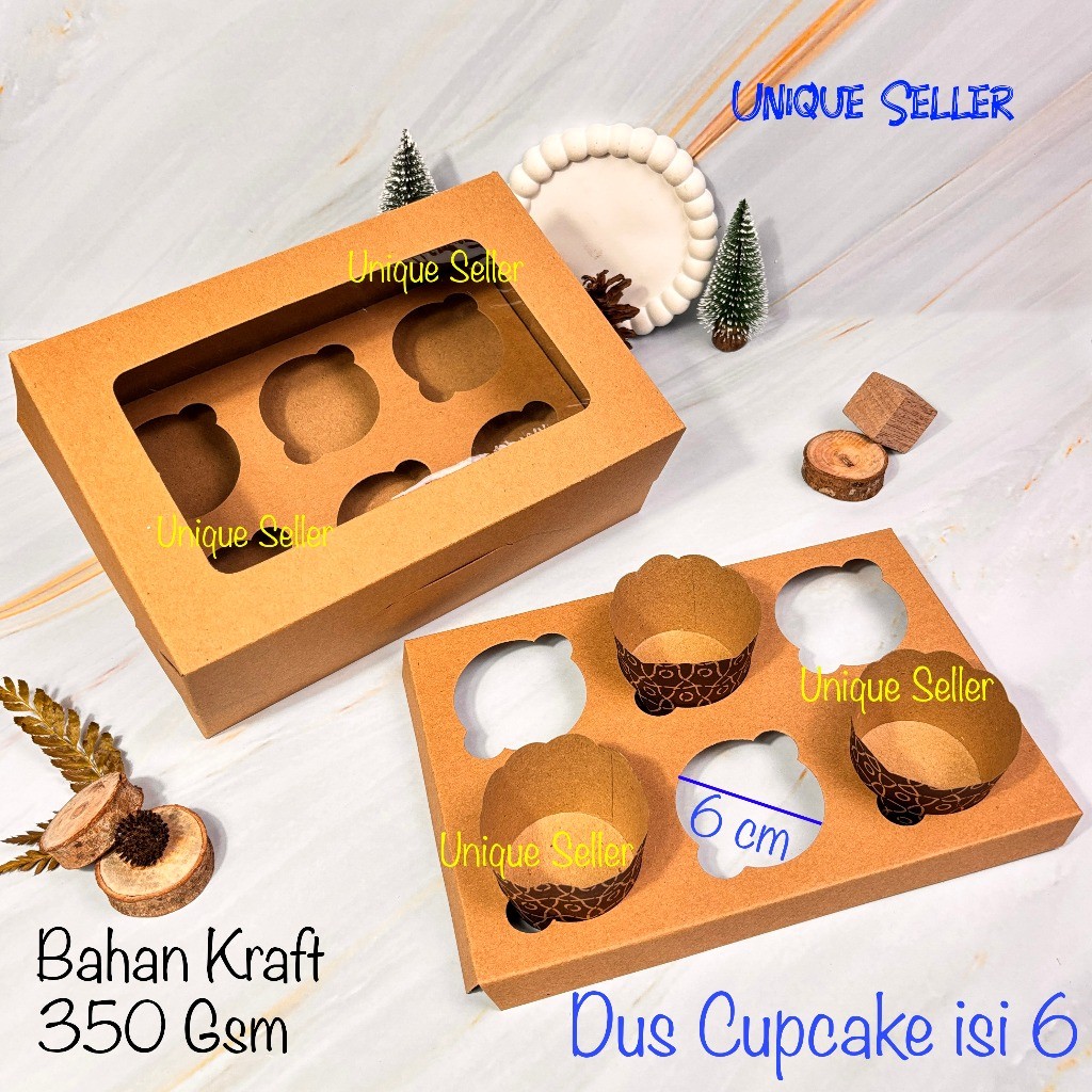 

[Isi10] Dus Box Cupcake isi 6 KRAFT Coklat 25.5x17x9 cm / Dus Cupcake Lubang 6 Kraft Coklat 25x17x9 cm / Dus Box Muffin isi 6 KRAFT Coklat Uk 25x17x9 / Dus Box Kraft Coklat 25x17x9cm / Dus Box Cupcake Muffin Lubang 6 Kraft Coklat / Dus Box Cupcake Sekat 6