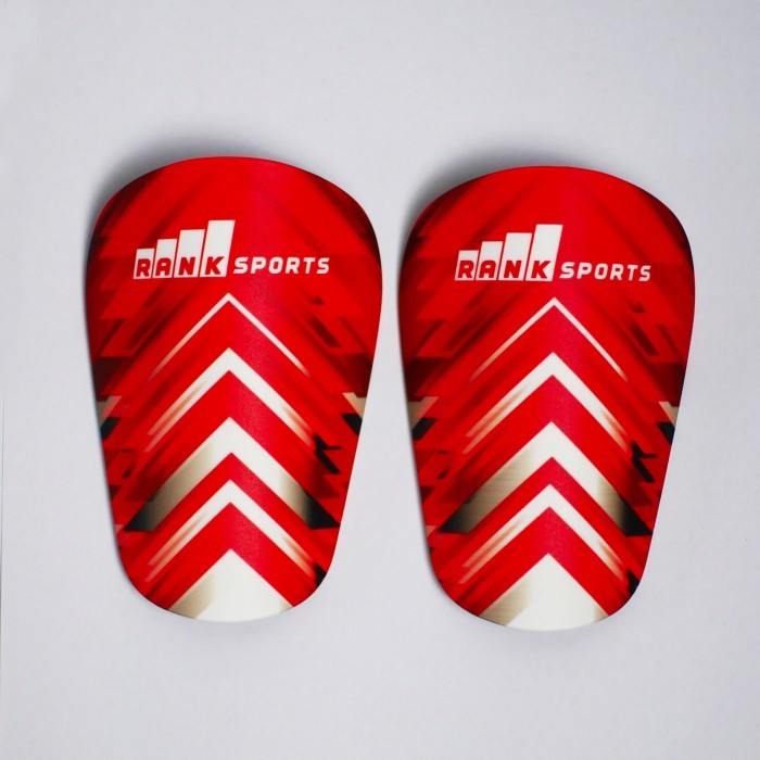 [Promo] RANK SPORTS DEKER RANK POWER SHINGUARD - RED/WHITE/BLACK - L