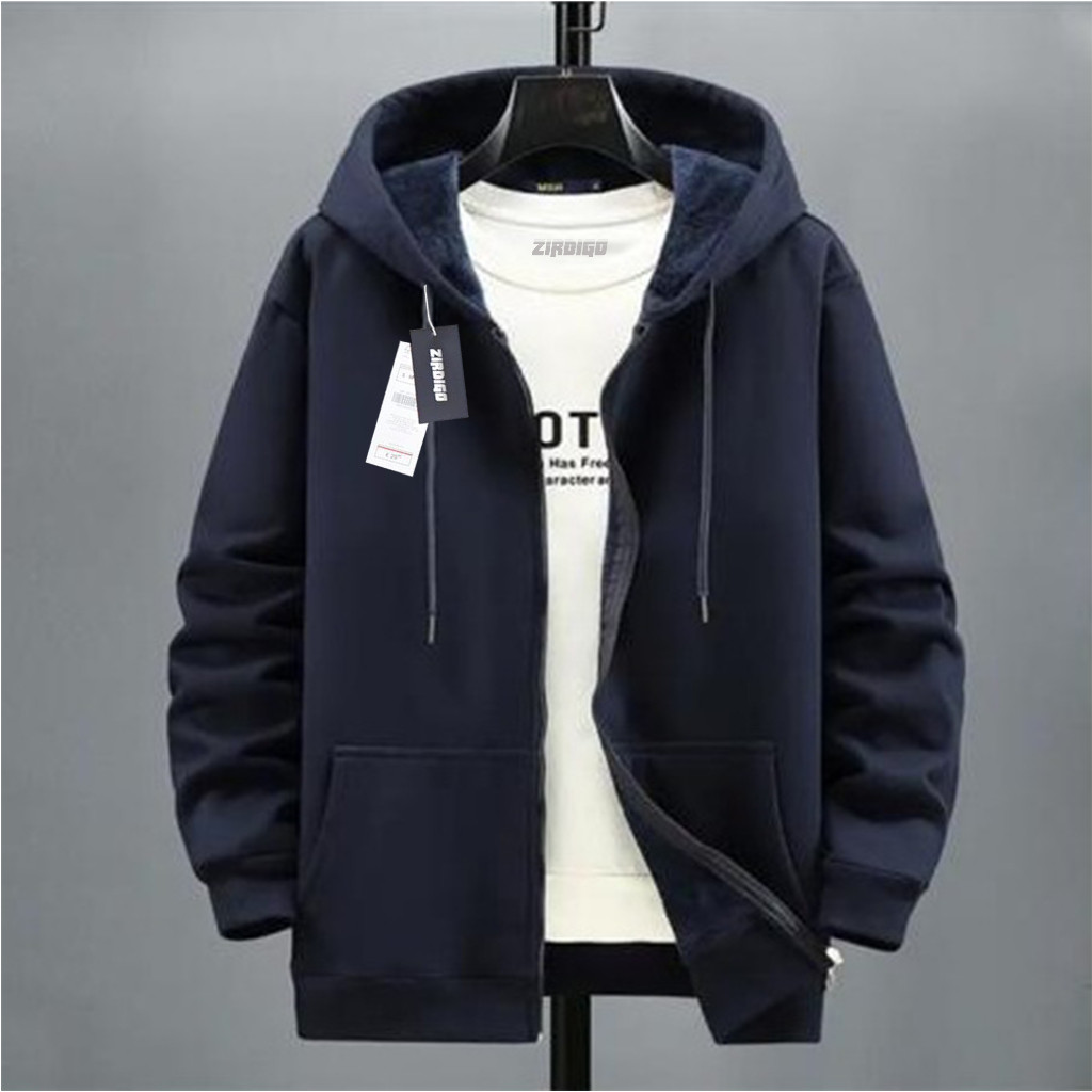 Zirdigo Jaket Distro Polos Jaket Zipper Unisex