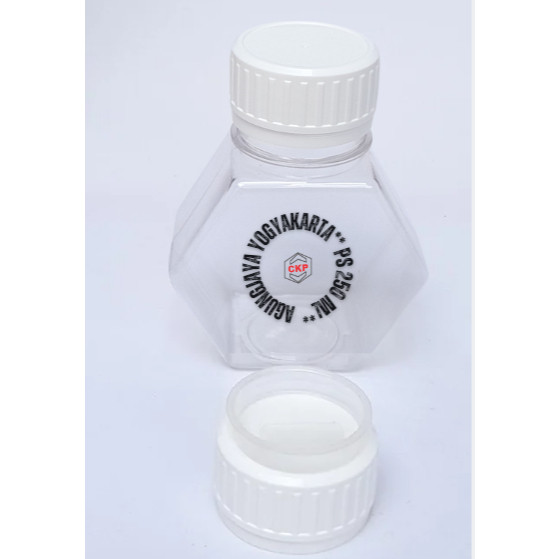 Botol madu Hexagonal / Botol 250 ml Hexagon / PS 250 ml hexagonal / Ps 250 ml / Toples Madu