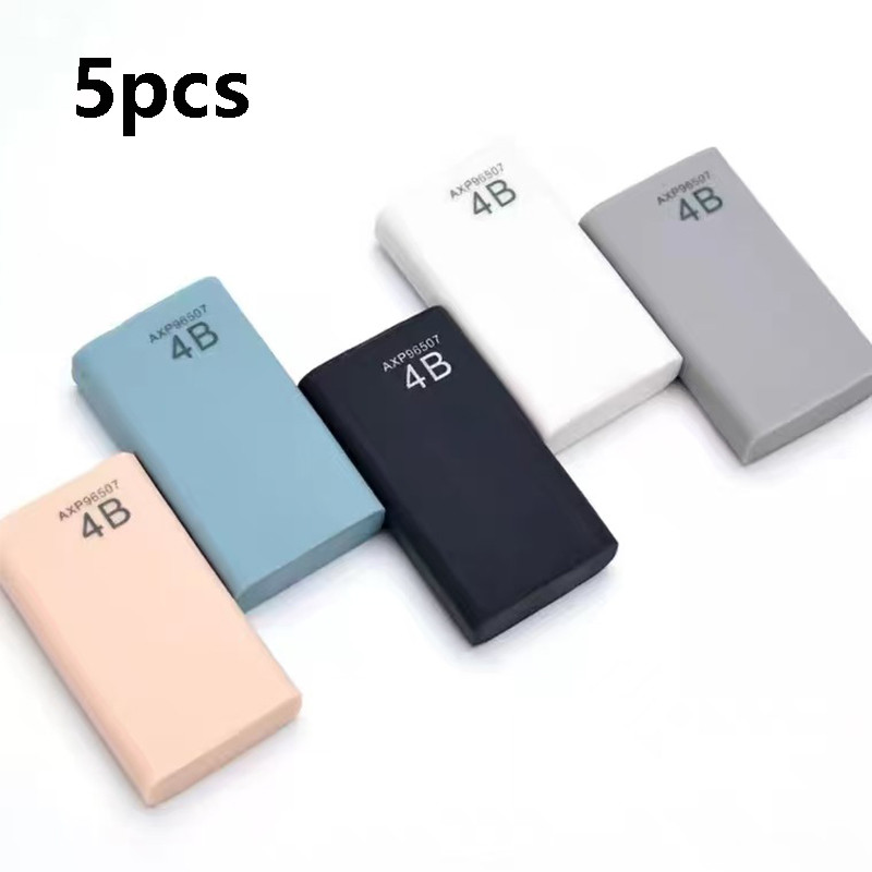

5/10pcs pencil erasers - stain-free, suitable for writing, drawing and sketching - perfect for office, school supplies