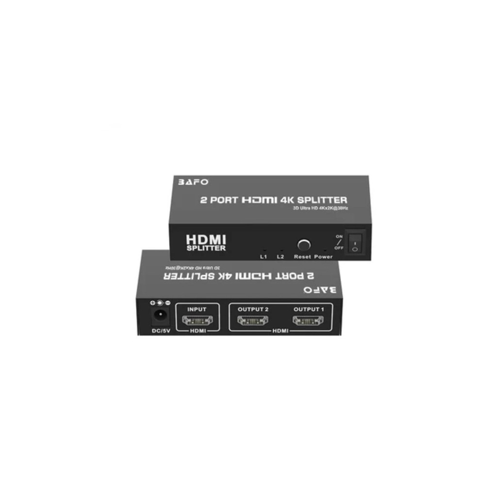 WIRA COM Bafo HDMI Splitter 2 Port / 4 Port / 8 Port Support 4K X 2K Original