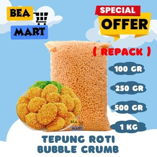 

Tepung Roti Bubble Crumb 100gr 250gr 500gr 1kg | Crumbs Crumble Crispy Bulat Krispi Nugget Repack 100 250 500 gr g gram 1 kg