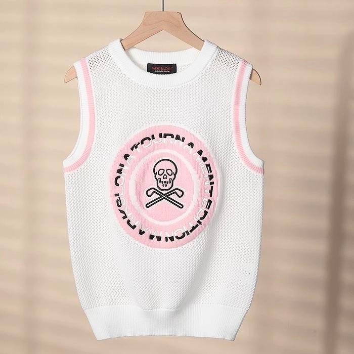 [Promo] WOMEN ML GOLF VEST TOP POINT - Putih, S