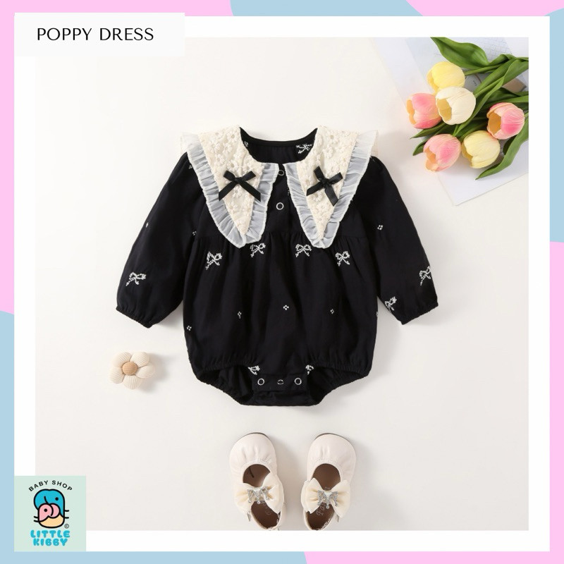 Little KIBBY | Poppy Dress | Dress Bayi | Baju Bayi | Baju Anak | Gaun Pesta Anak | Gaun Pesta Bayi 