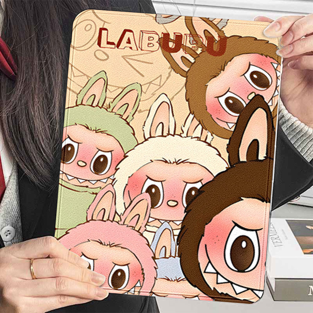 Case for iPad Mini 4 5 Air1 ipad pro 2022 11inch iPad mini6 TPU Soft Side Labubu Gang All-in-One Pro