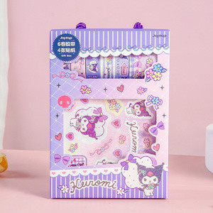 

Washi Tape Journal Diary Planner Dekorasi Scrapbook Notebook Label Stiker Sanrio My Melody Kuromi Cinnamoroll Estetik Stiker Lucu Unik Kado Hadiah Gift