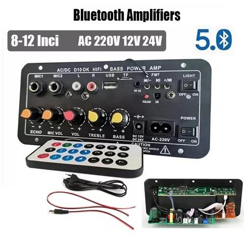 Kit Amplifier Board HIFI Audio Bluetooth 5.0 USB FM Radio TF 400W D10