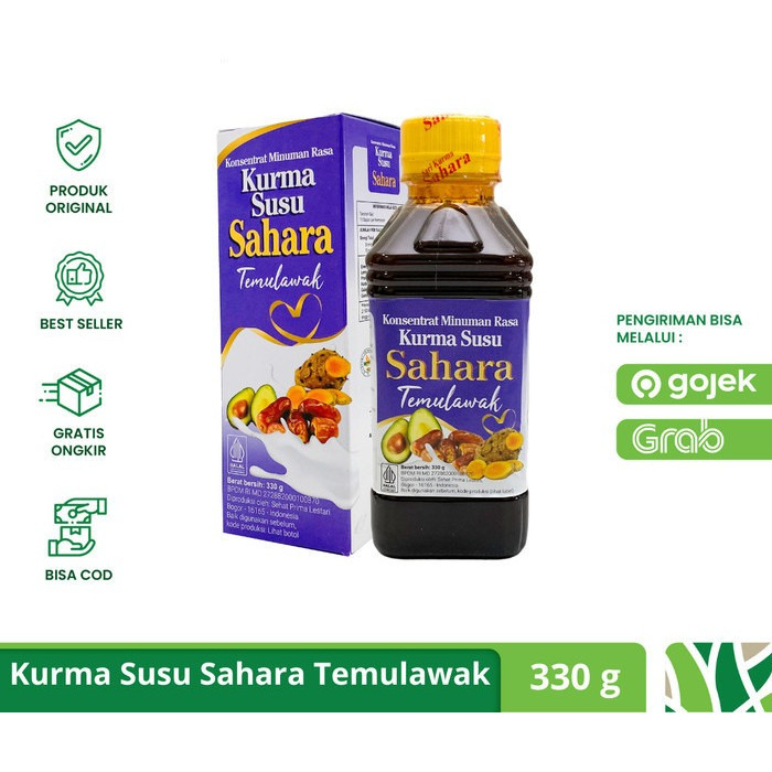 

SAHARA - Sari Kurma Susu Sahara Temulawak 330grby bonis