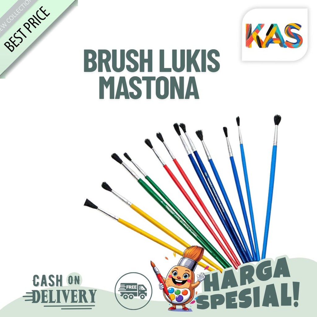 

Kuas Lukis / Brush Lukis Mastona 251 No 1-12