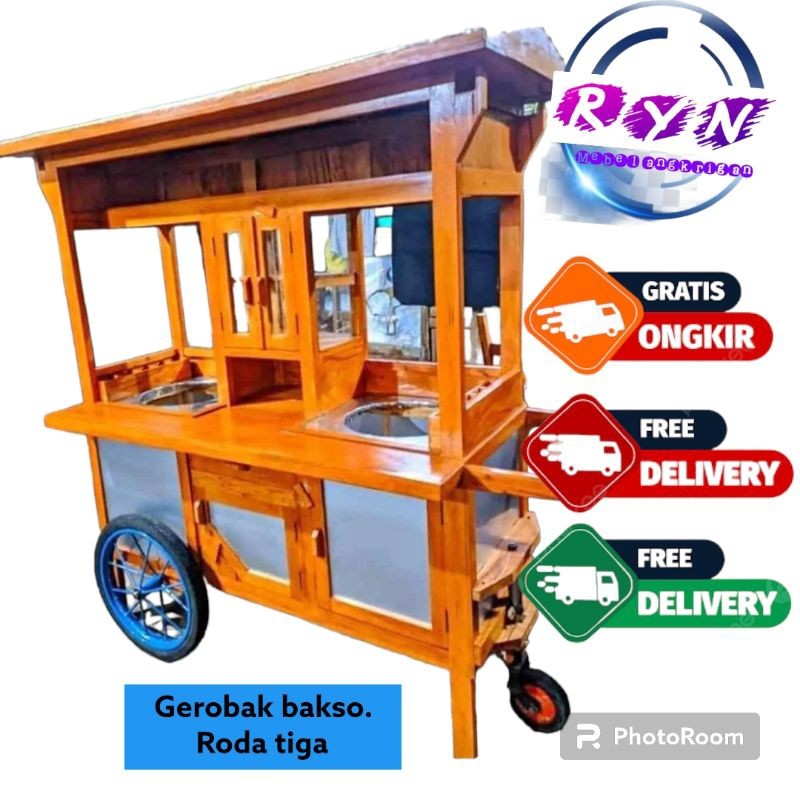 gerobak mie ayam roda tiga