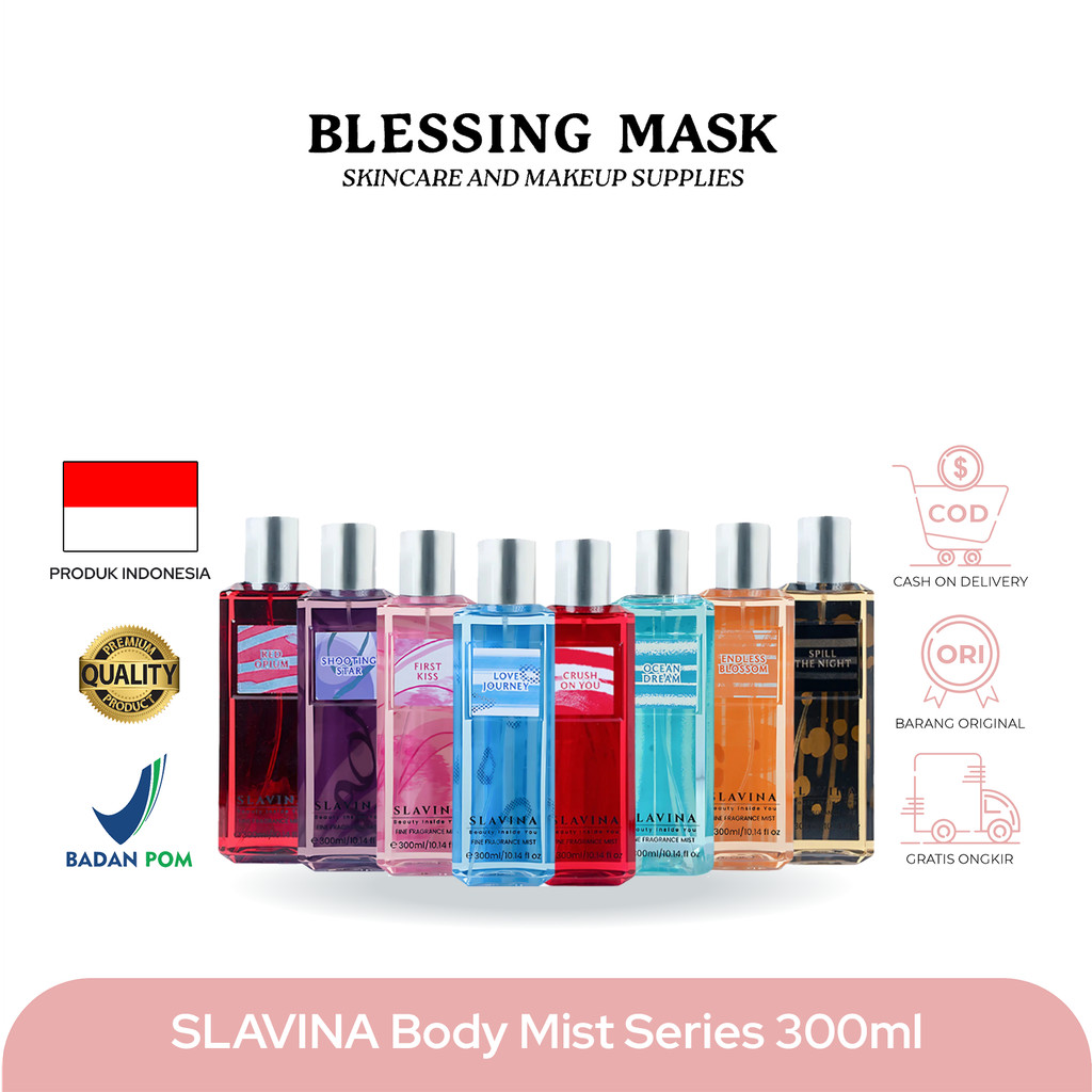 SLAVINA Body Mist (8 Varian) | Fragrance Parfum Wangi Wanita Perfume