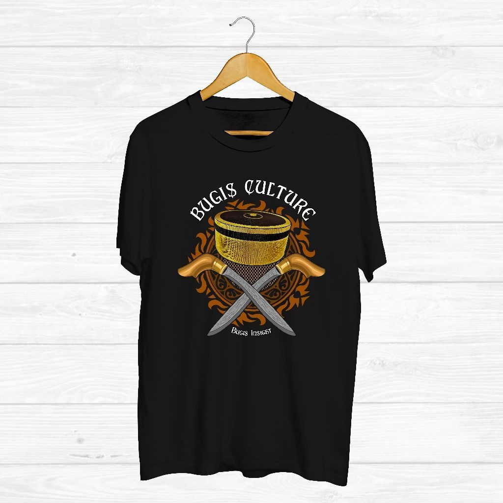 Kaos Bugis Culture / Baju Bugis / Cotton Combed 24S 100% Cotton