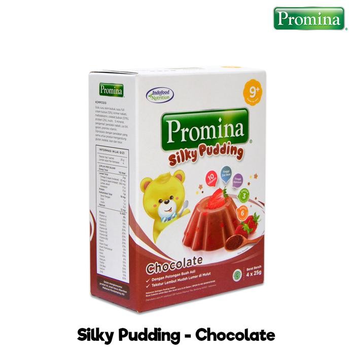 

Promina Silky Puding 100 gr / Snack Cemilan Bayi Balita Usia 8+ - chocolate