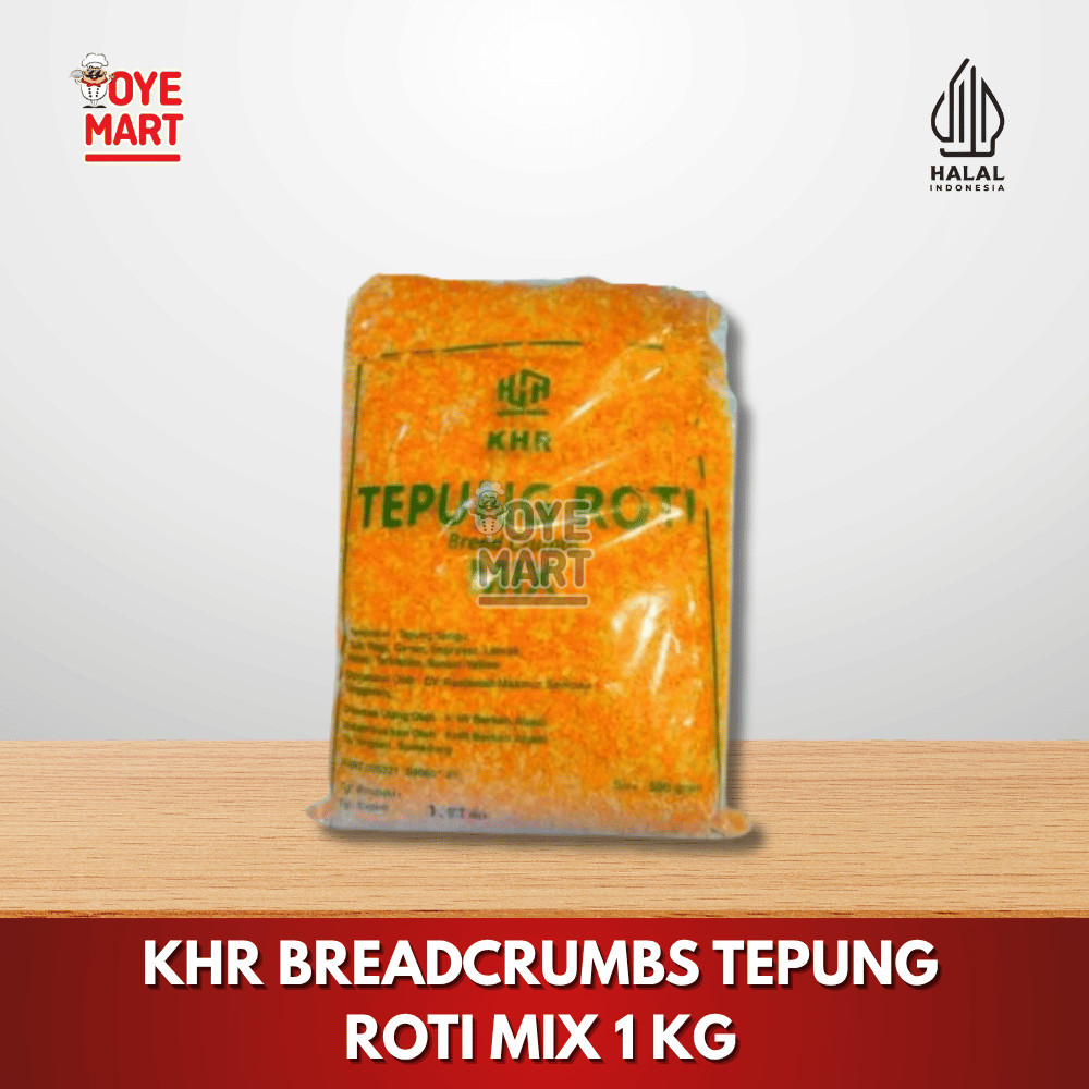 

KHR BREADCRUMBS MIX 1KG / TEPUNG PANIR / TEPUNG ROTI