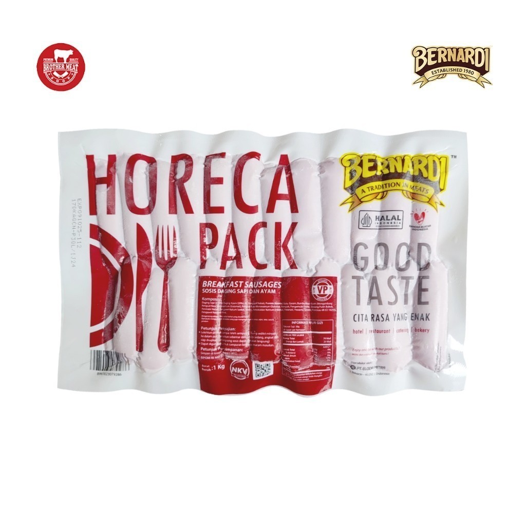 

BERNARDI BHP Sosis Kombinasi VP 1kg - Brothermeatshop