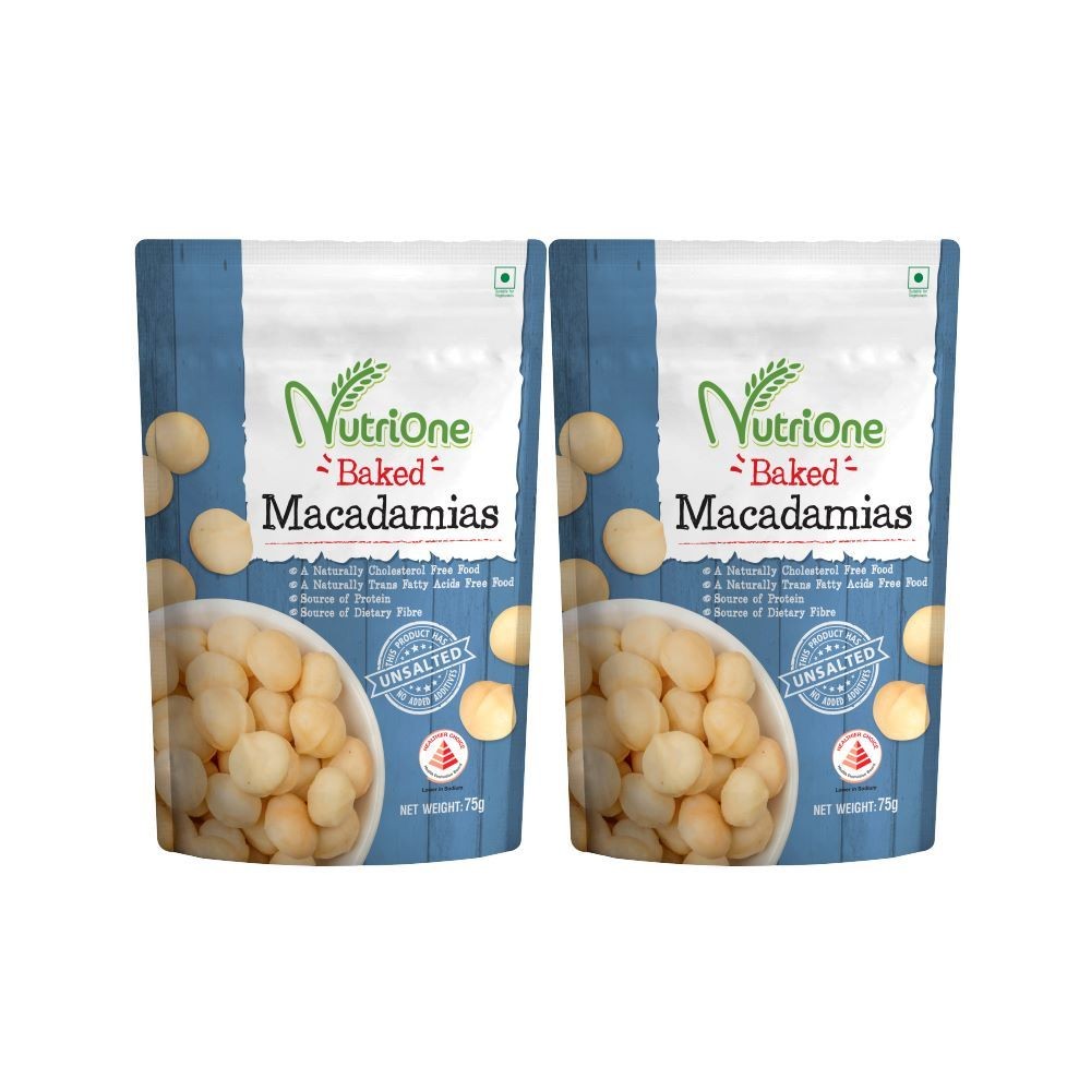 

Bundle 2 NutriOne Baked Macadamias 75g