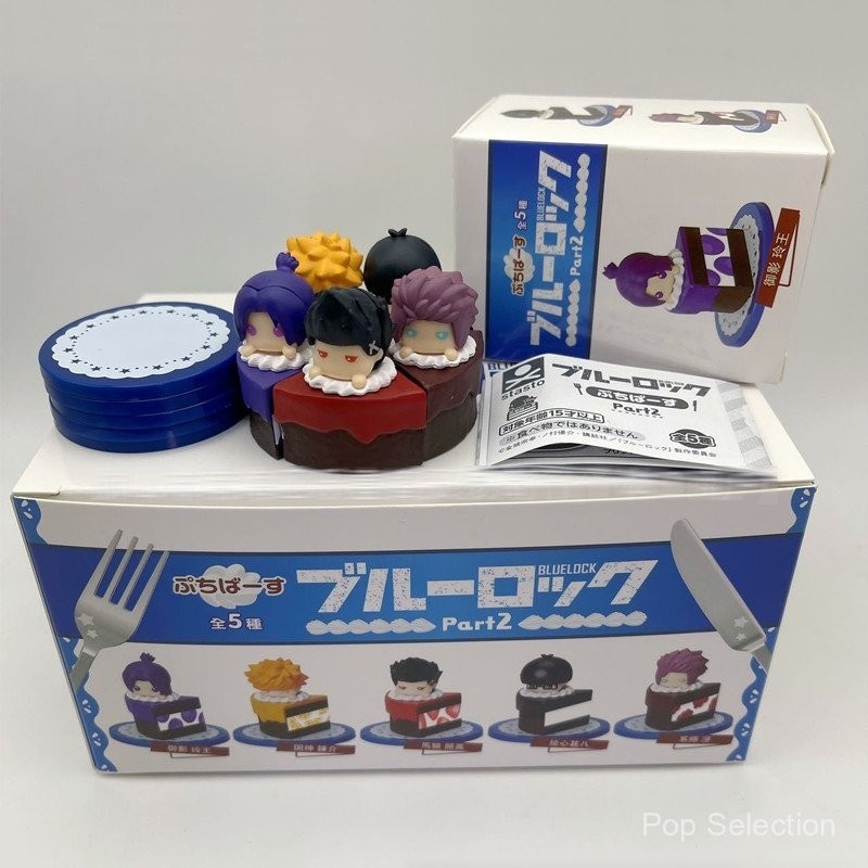 5Pcs / Set 4 Anime Blue Lock Cut The Cake Reo Mikage Rensuke Kunigami Barou Shouei Itoshi Sae Ego Ji